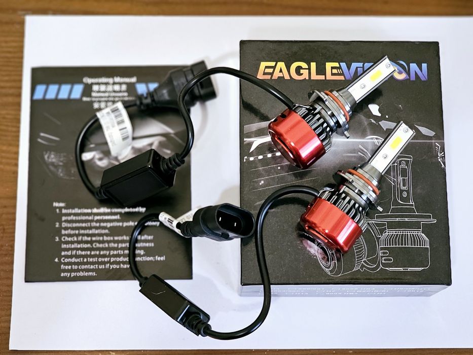 Лед лампи HB3 з обманкою 6000K