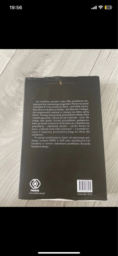 Łuk triumfalny Erich Maria Remarque