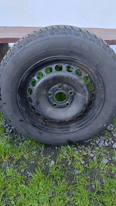 Koła stalowe 15" VW Audi Skoda opony zimowe, komplet 4sz.