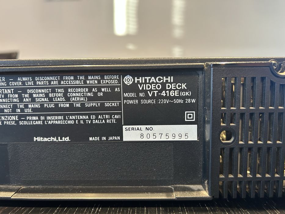 Magnetowid Hitachi VT-416E Pilot Uszkodzony Okazja