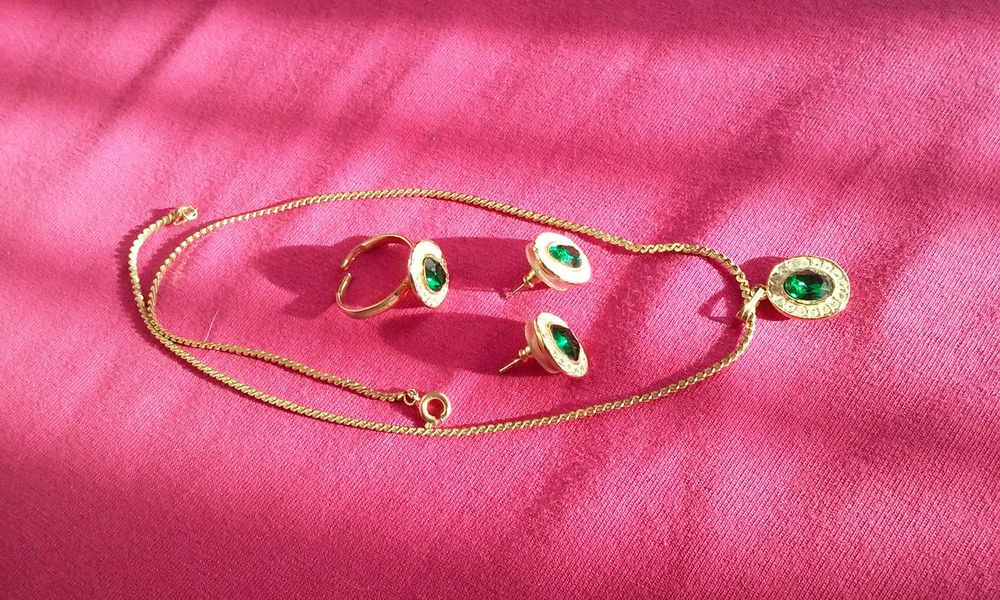 Бижутерия. Комплект. Гарнитур. Винтаж. Без доставки OLX.