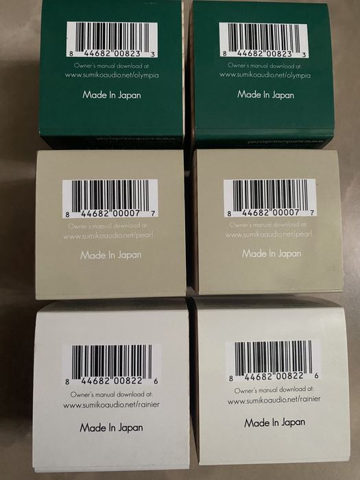 Новые Картриджи Sumiko cartridge Olympia, Sumiko PEARL, Sumiko Rainier