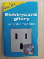 Elektryczne gitary słodka maska kaseta magnetofonowa