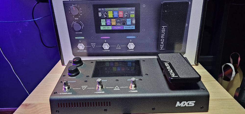 Headrush mx5 pedaleira guitarra
