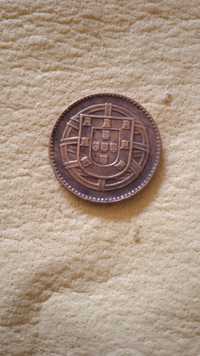 Moeda portuguesa de 1 centavo