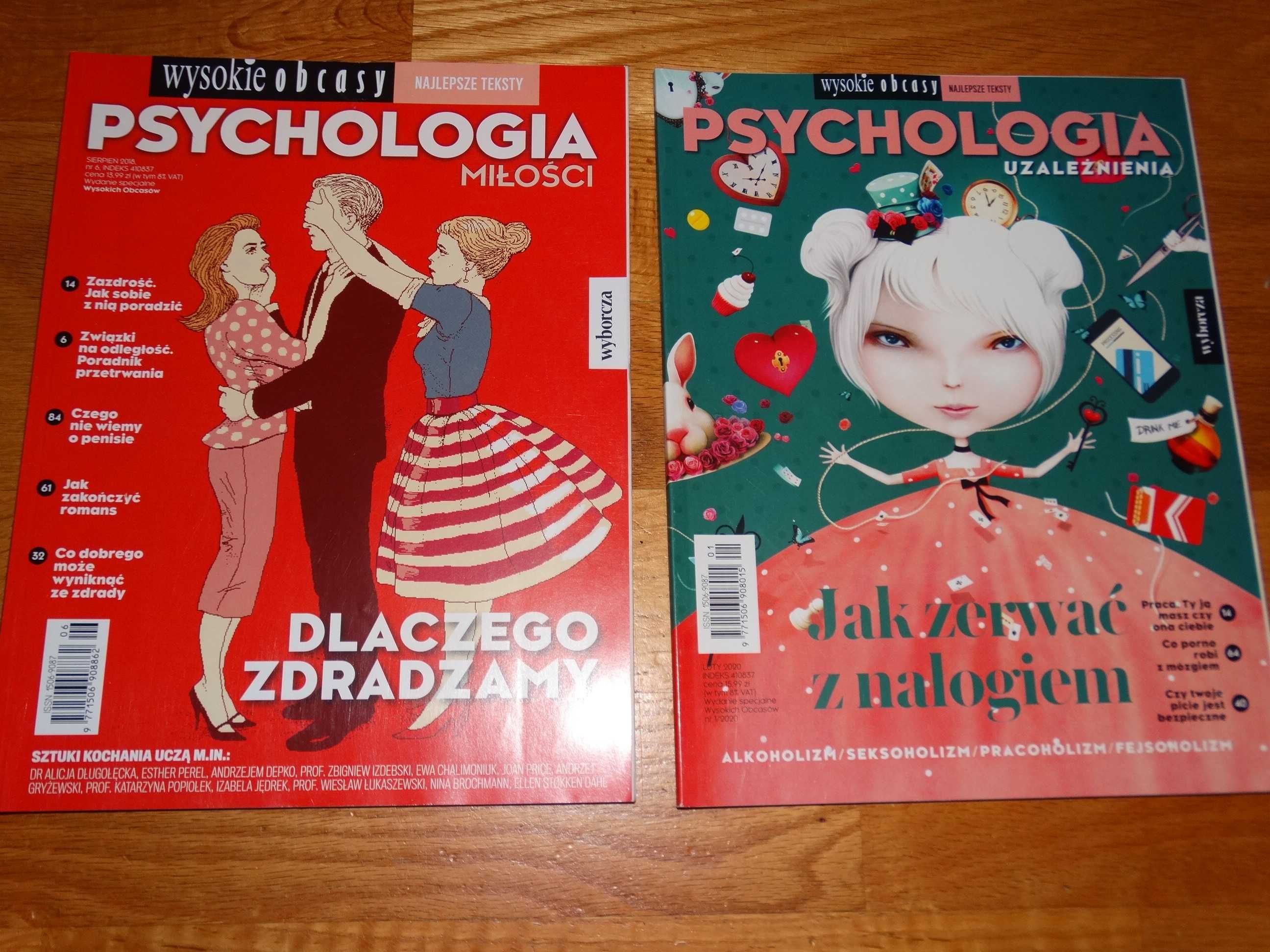 Wysokie Obcasy.Psychologia miłości 8/18 +Psychologia uzależnienia 2/20