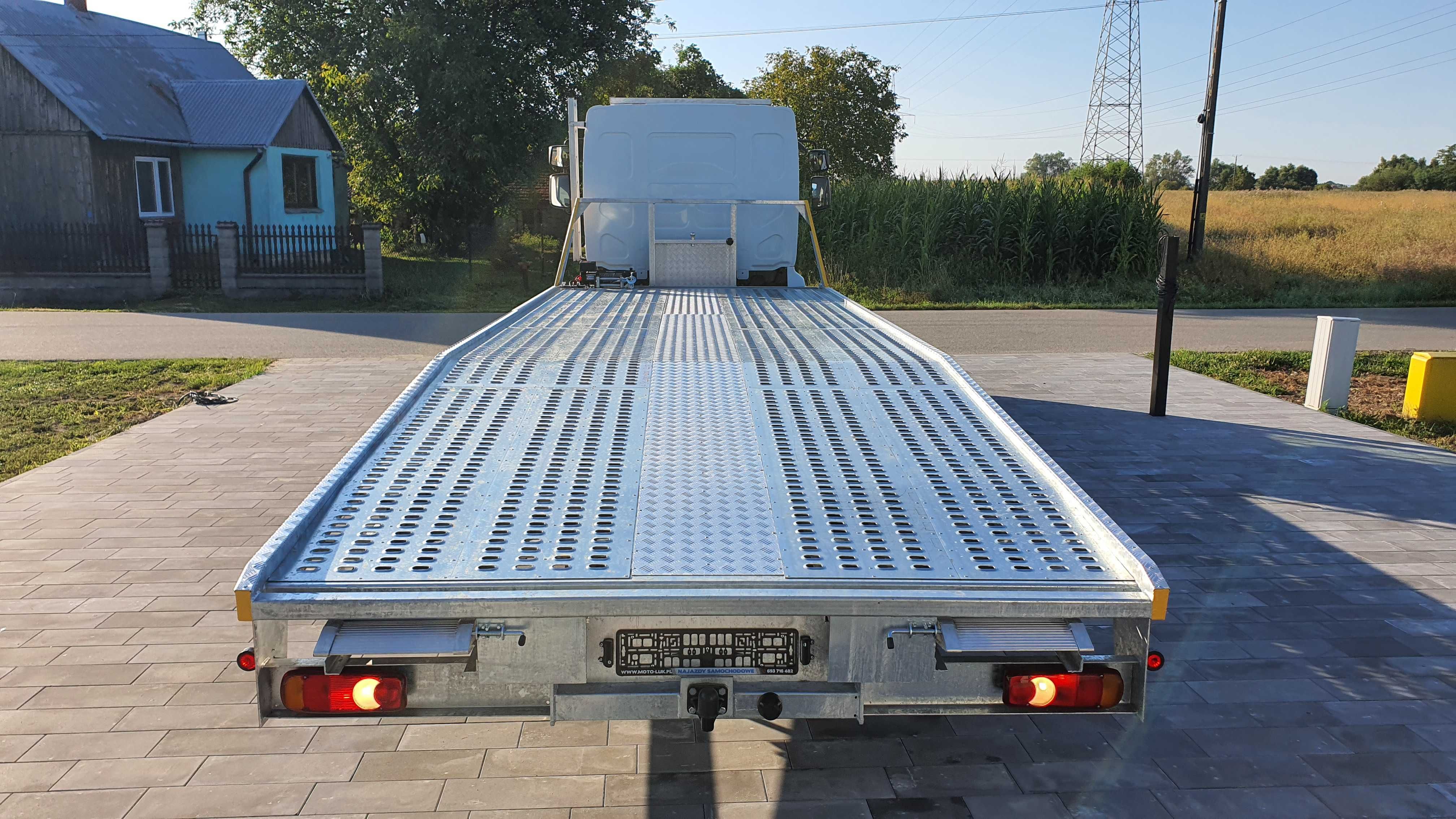 Zabudowa laweta najazd ciężarowy 7,5-10t komplet Eurocargo MAN ATEGO
