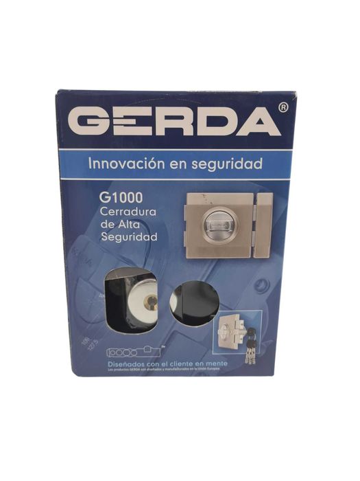 Zamek zasuwa GerdaA G1000 nikiel satyna ATEST KL 7
