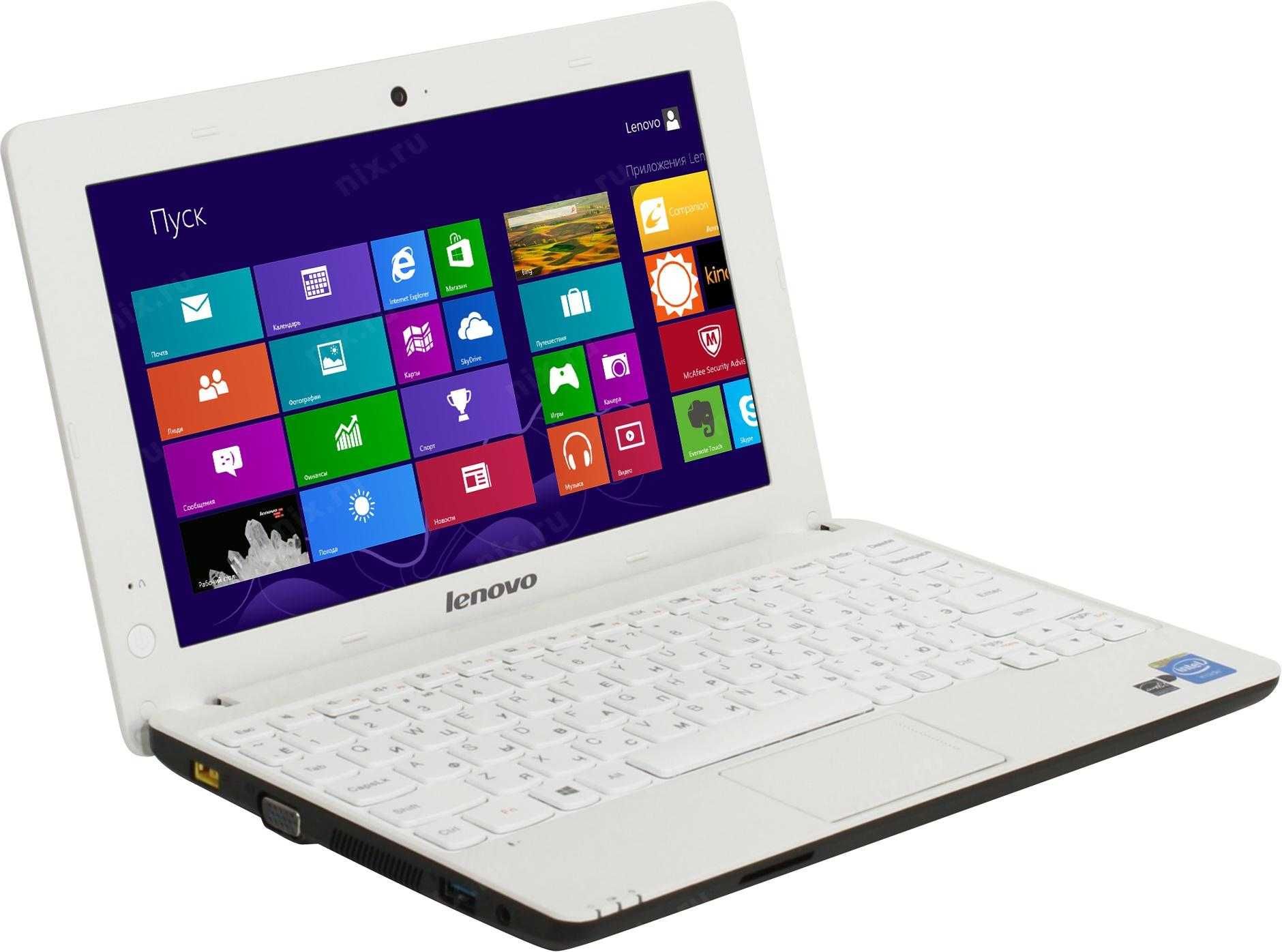 Ноутбук Lenovo E10-30 White, 10.1"(1366x768), ОЗУ 2GB, HDD 500 GB, NEW