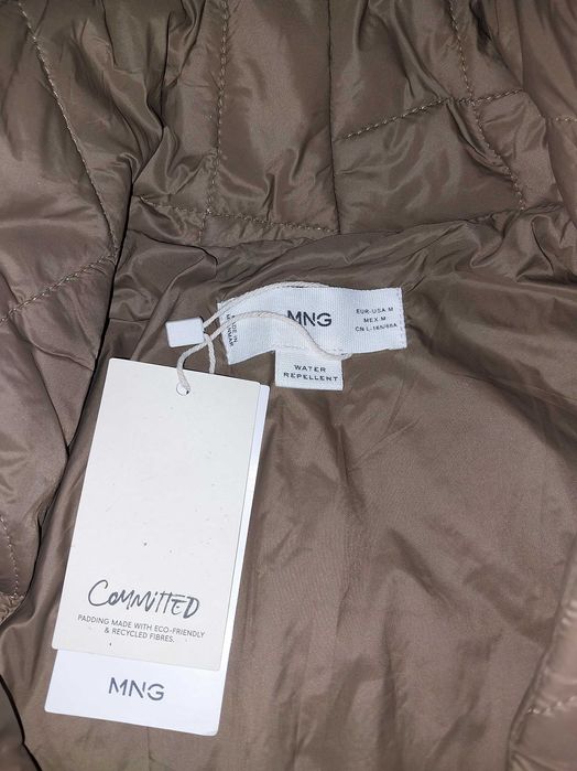 Пальто стьобане жіноче Mango