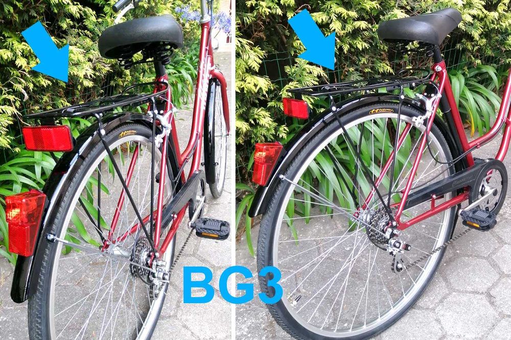 Bagageira/porta alforges de bicicleta (roda 26/28)