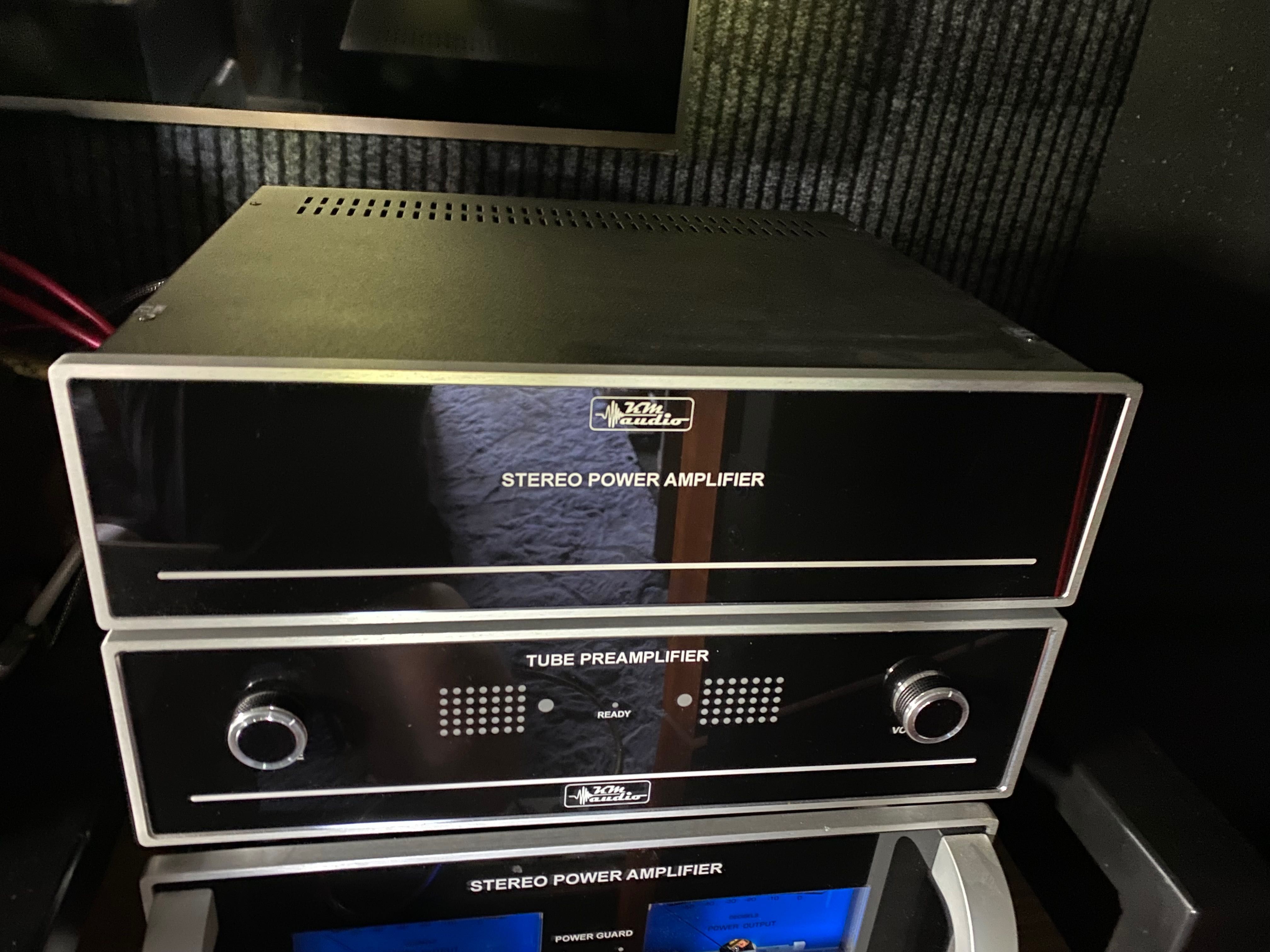 Preamp lampowy + końcówka mocy High-end