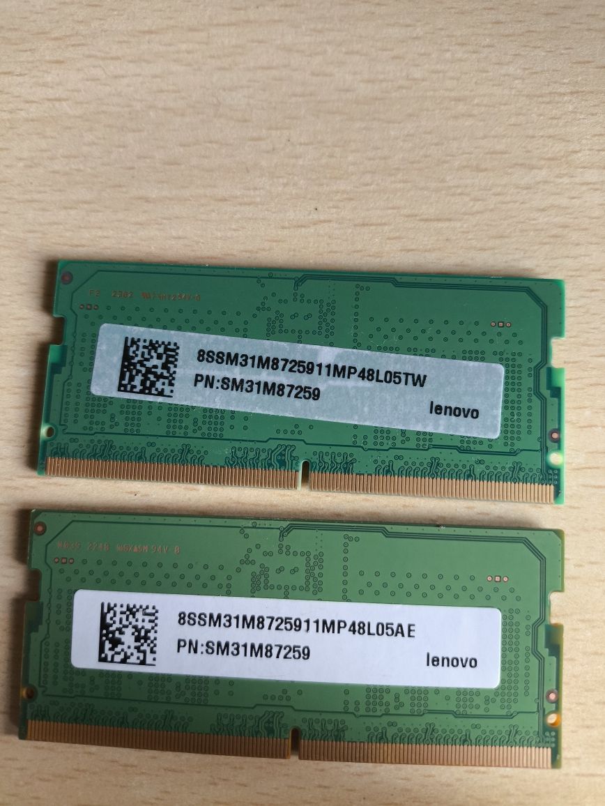 Pamięć 16Gb RAM DDR5 sodimm Samsung 2x8Gb 4800MHz  laptop