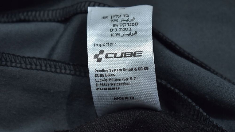 Cube Rozpinana Męska Bluza Techniczna Full Zip S