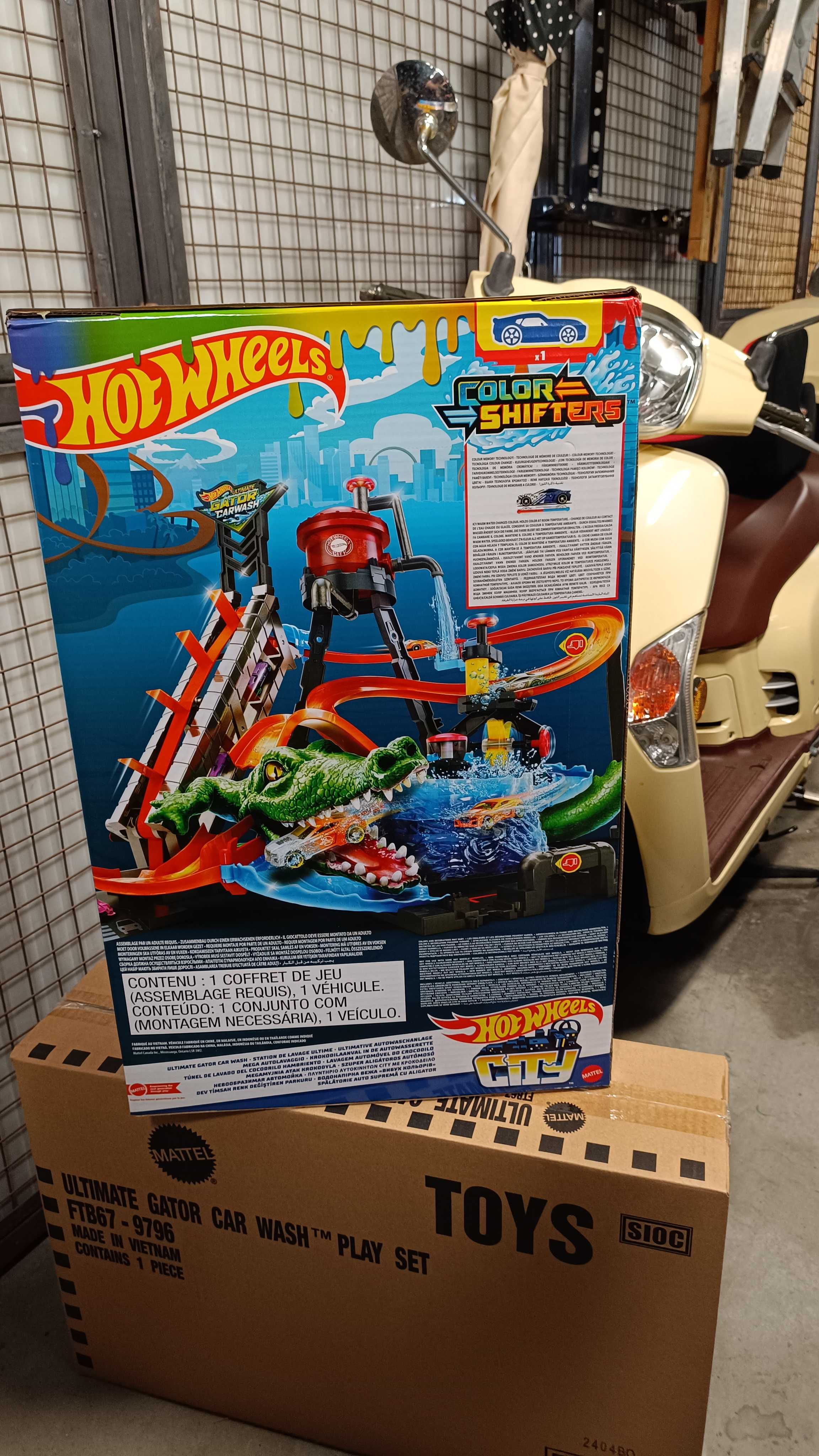 Kurier 0zł, Hot Wheels City Myjnia samochodowa Atak Krokodyla, FTB67