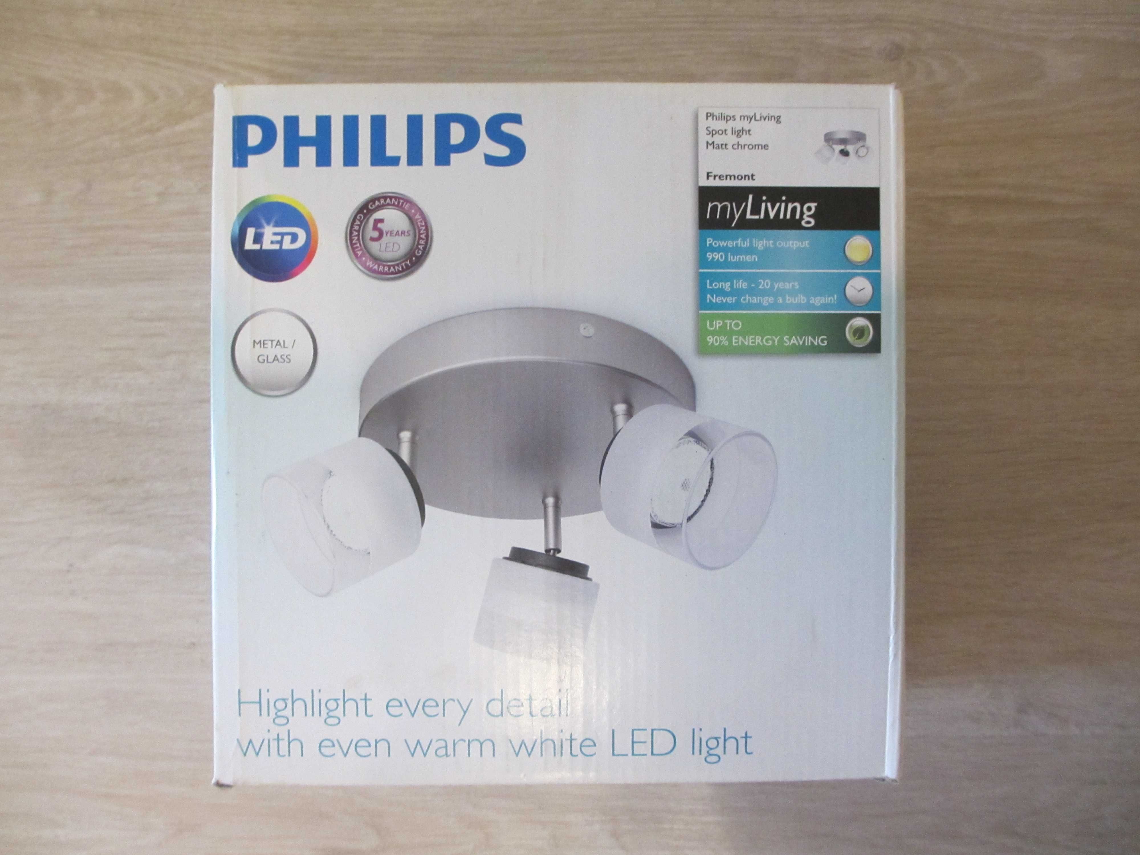 Точковий світильник Philips myLiving Fremont 3 точки 12 Вт 3х4 Вт