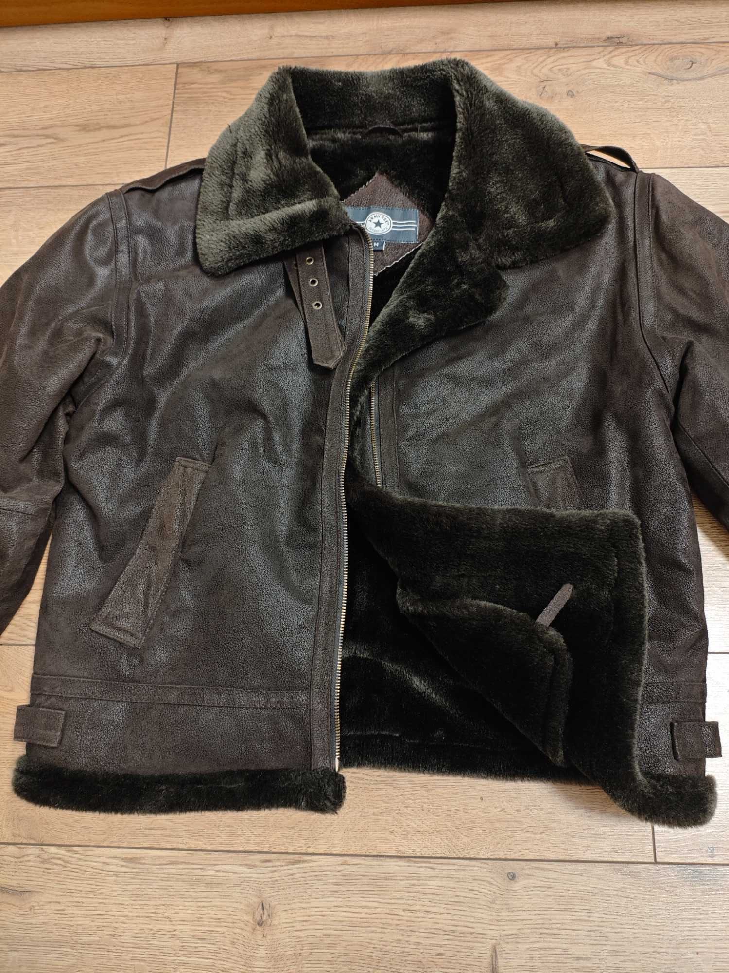 Army tex suisse 1972 р M чоловіча кор шкіряна військова куртка авіатор