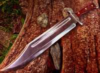 Нож Боуи ручной работы тесак мачете кованый