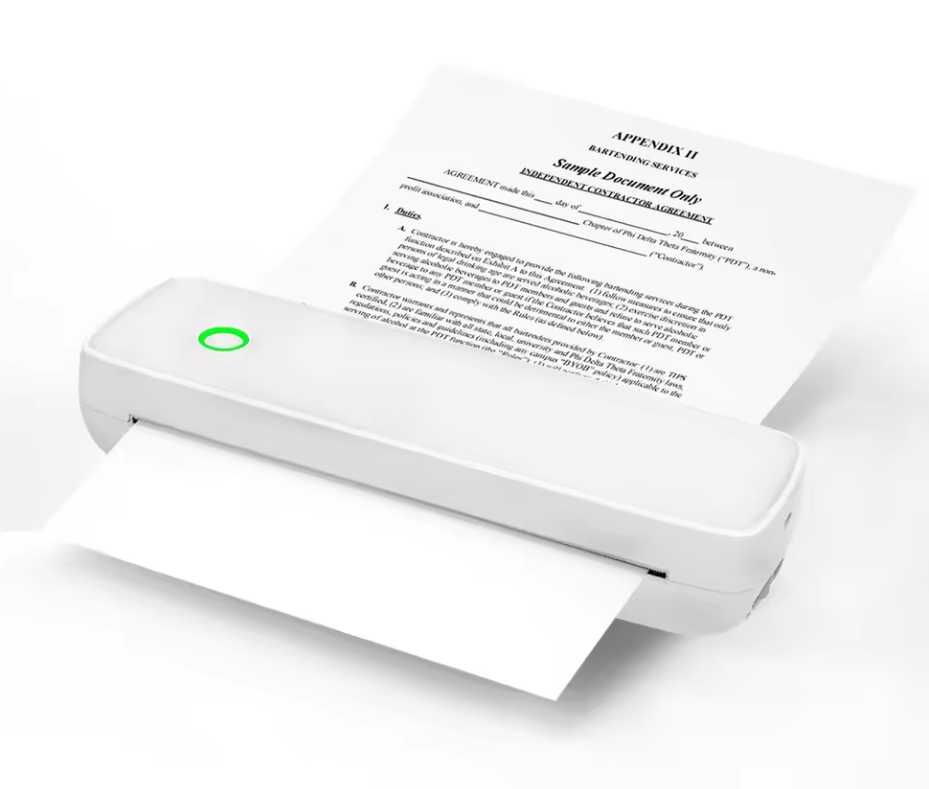 Термопринтер A4 Bluetooth Портативный Беспроводной, Xprinter A80