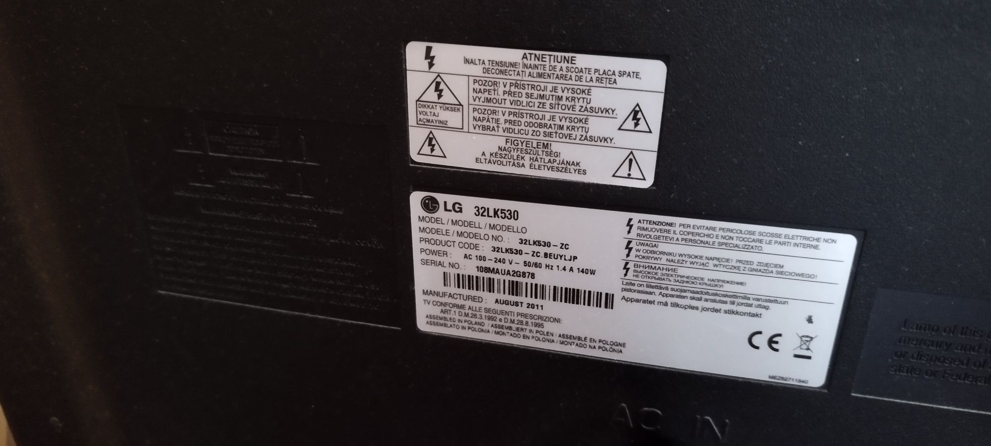 Telewizor LG 32 cale