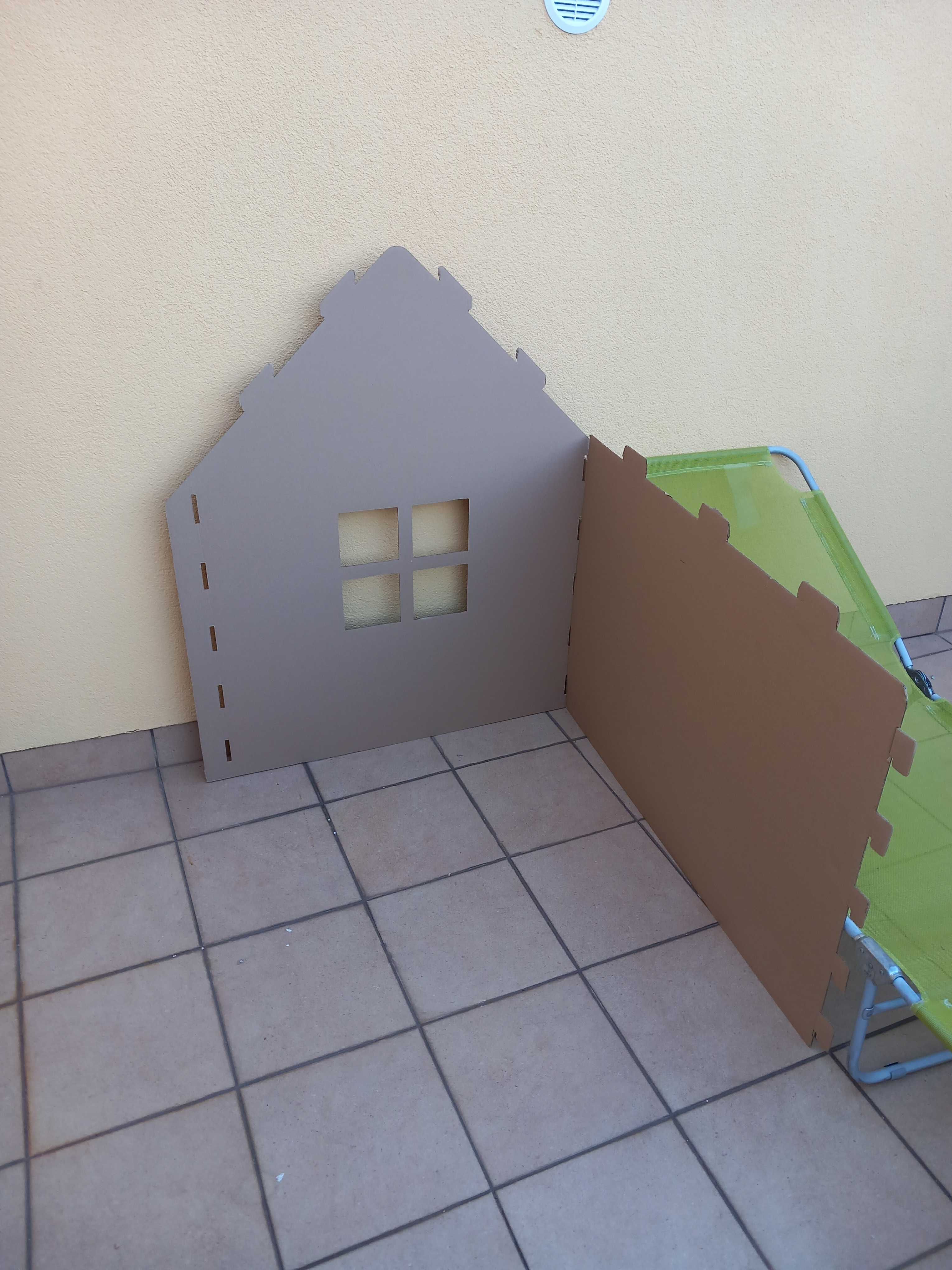 Domek z tektury do po malowania 115 cm x 93 cm x 110 cm