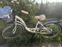 Rower damski z koszem