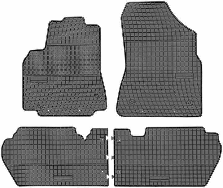 Gumowa Mata Bagażnika Premium Citroen Berlingo Peugeot Partner 08-18
