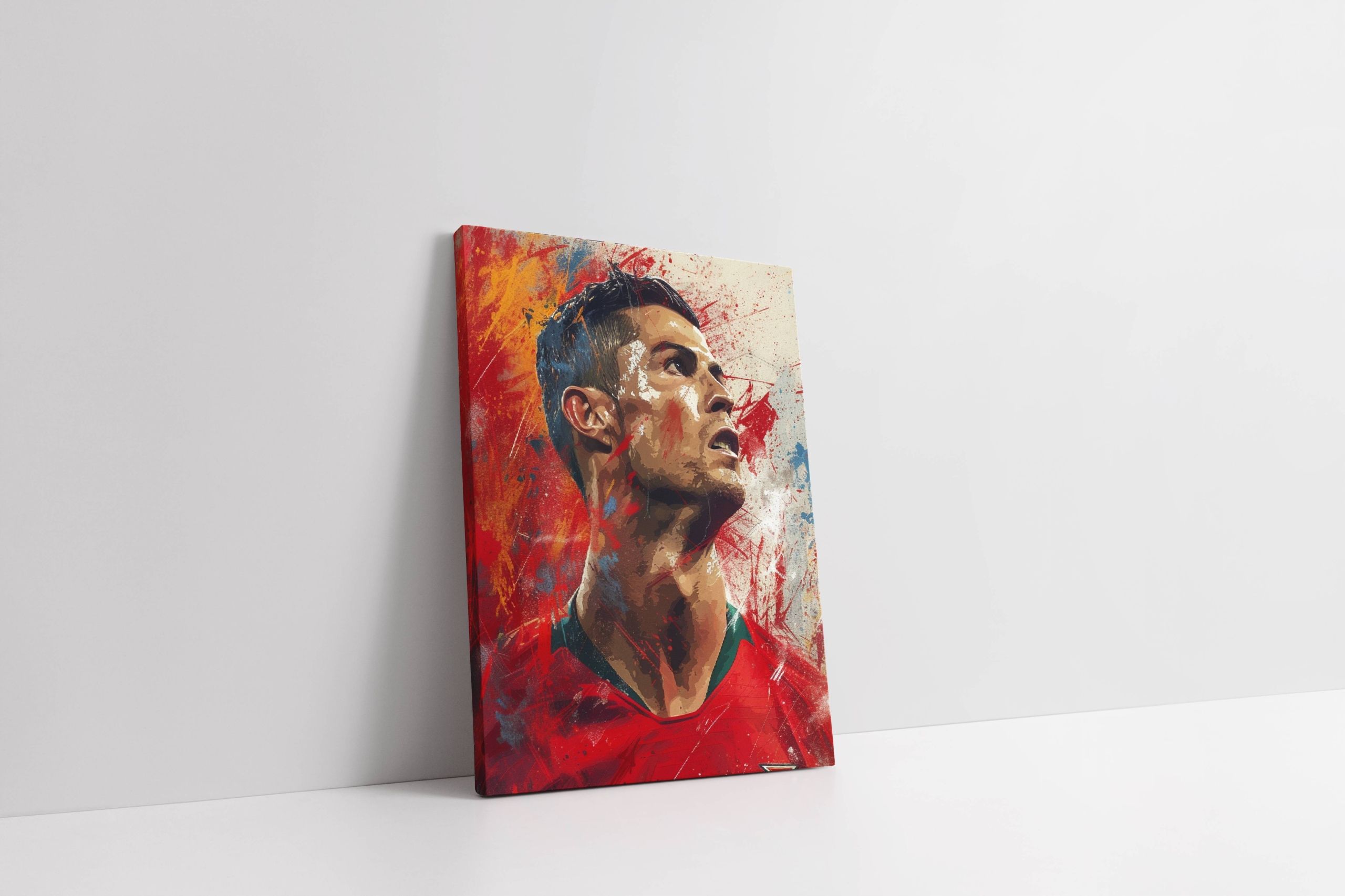 Obraz na płótnie Cristiano Ronaldo CR7 w nowoczesnym stylu 90x120 cm