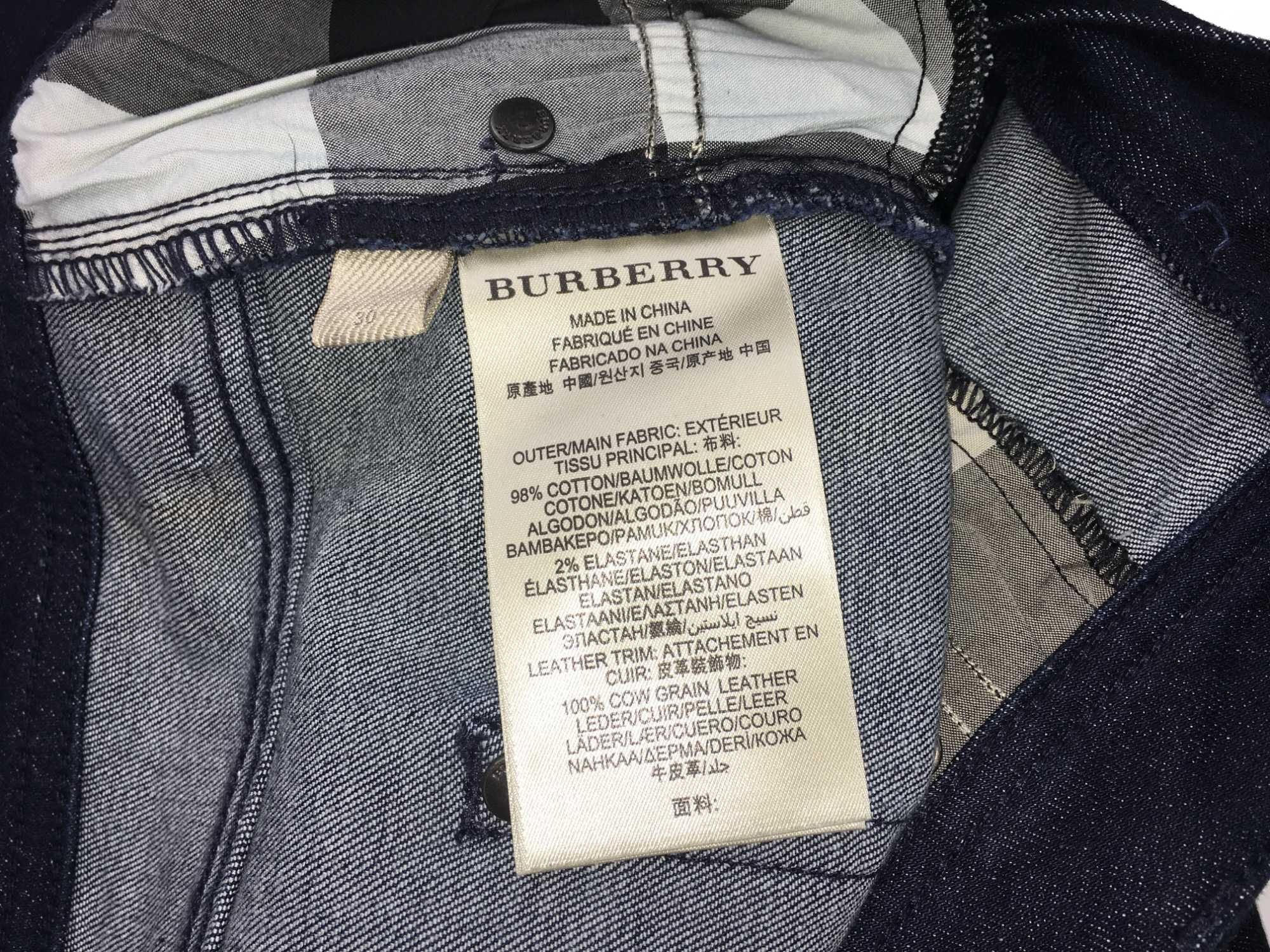 Жіночі джинсові бриджі Burberry Brit Buckingham Capri - L
