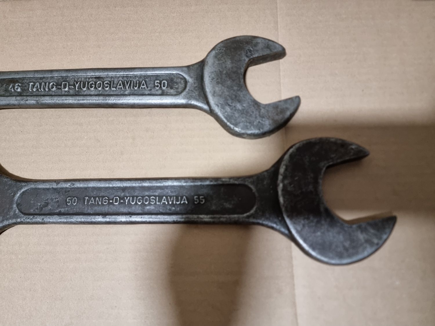 Solidne klucze 46-50 + 50-55 Made in Yugoslavija jakość