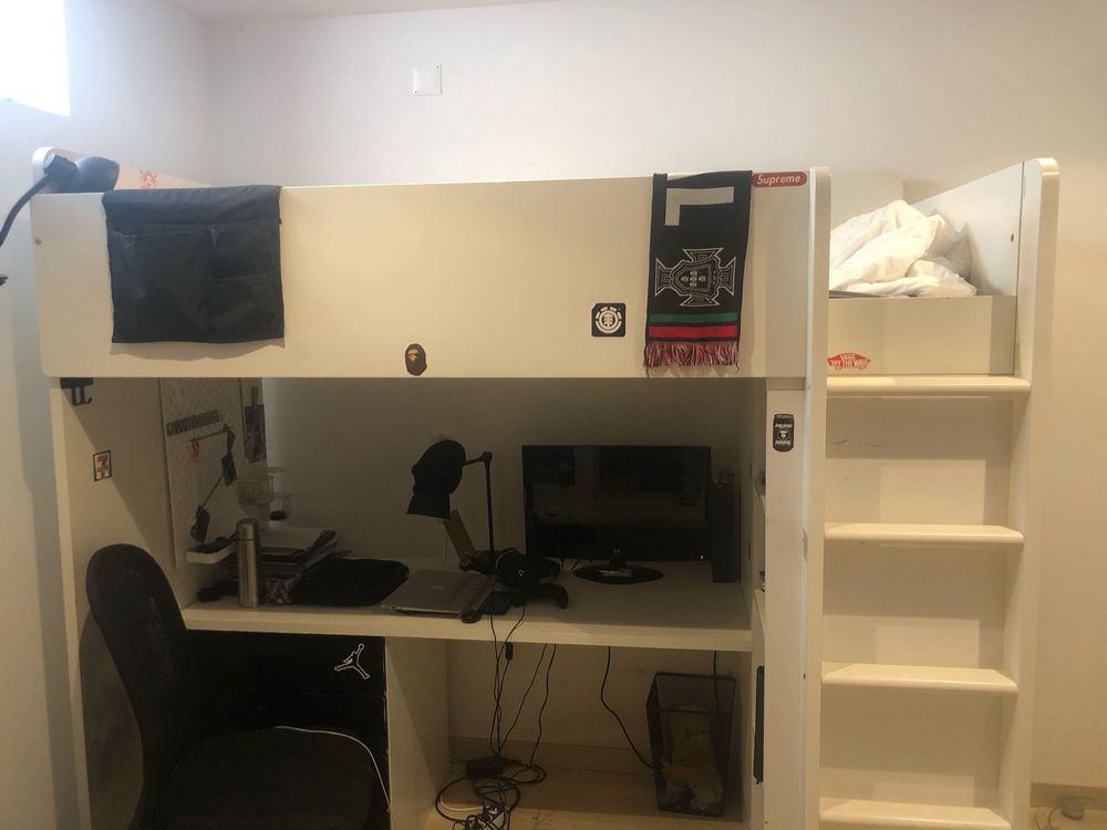 Cama alta SMASTAD ikea