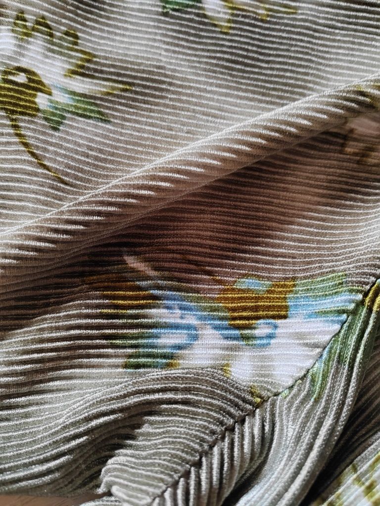 Letnia sukienka prl sukienka maxi vintage plisowana