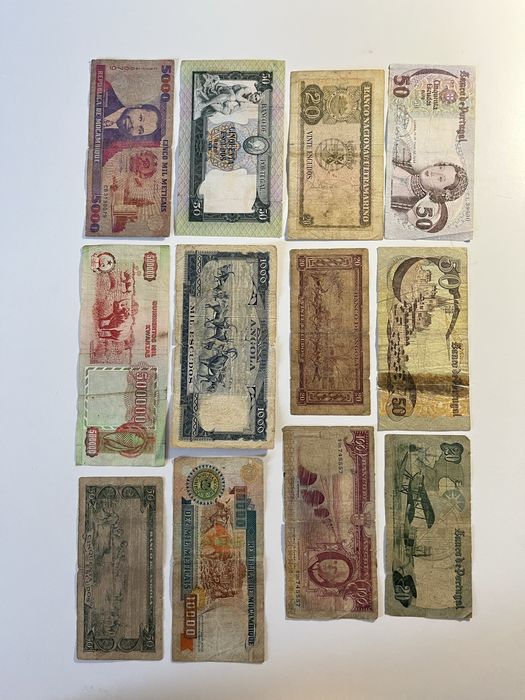 Notas Portugal e ex colonias