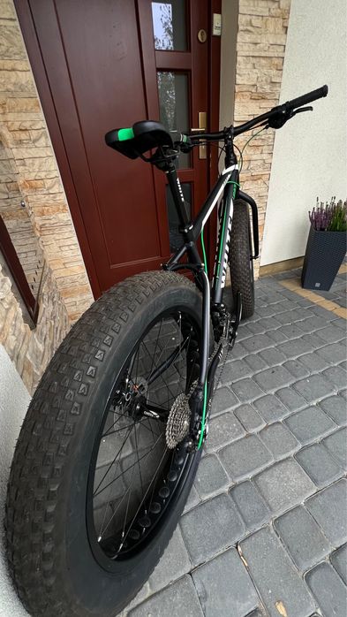 White Fat bike Fatbike rama L Shimano sram orginal nie Chińczyk