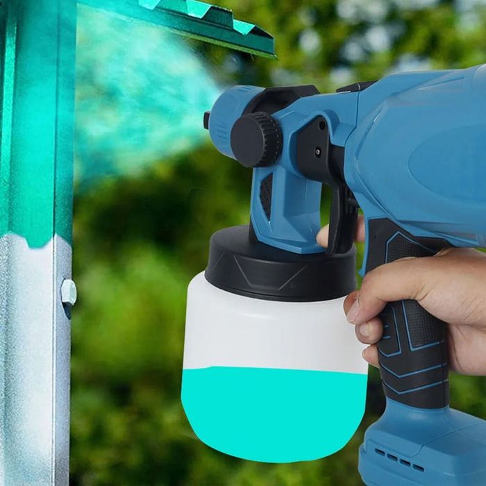 Фарбопульт акумуляторний 24В, 800мл + 2 акумулятори, JK-SG1