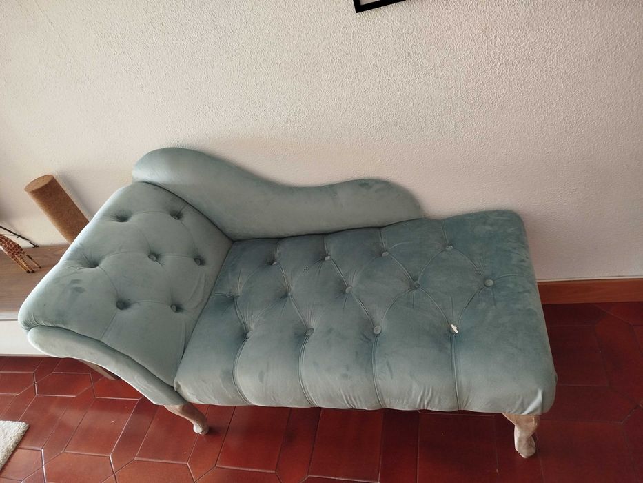 Banqueta turquesa elegante Gato Preto