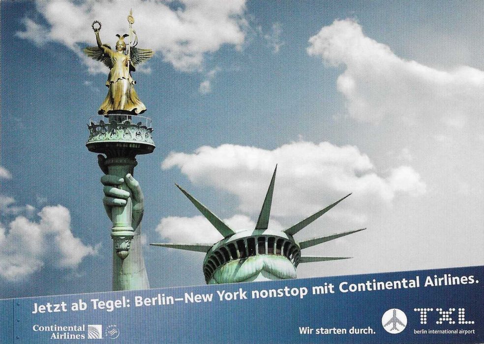 Postais Aeroportos de Berlim (Tegel e Schonefeld-Bradenburgo)