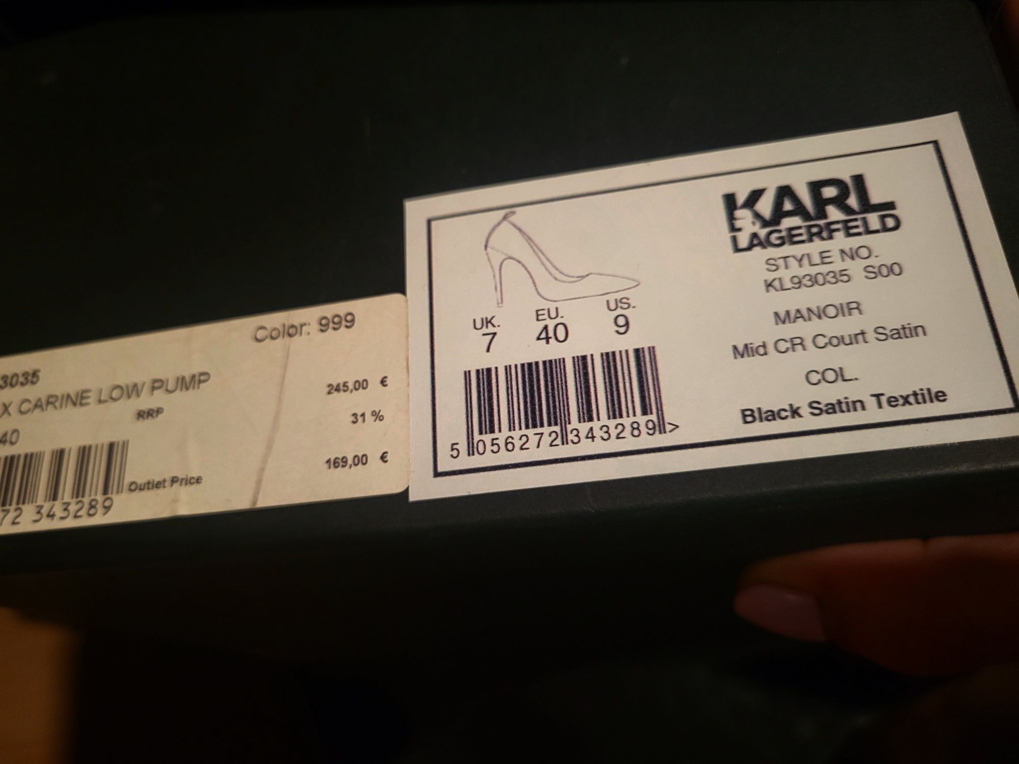 Туфлі Karl Lagerfeld оригінал 40