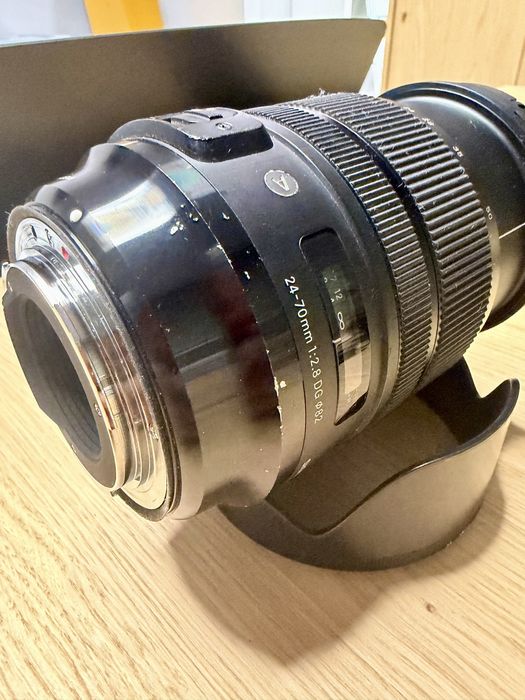 Sigma Art 24-70 2.8 - mocowanie Canon