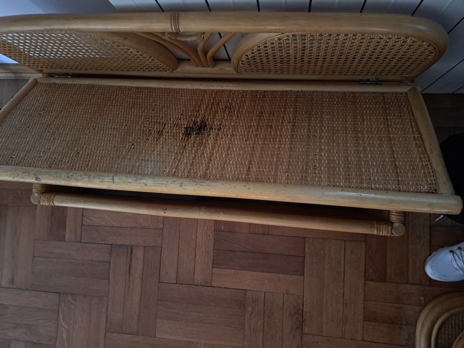 Zestaw ratanowy do przedpokoju