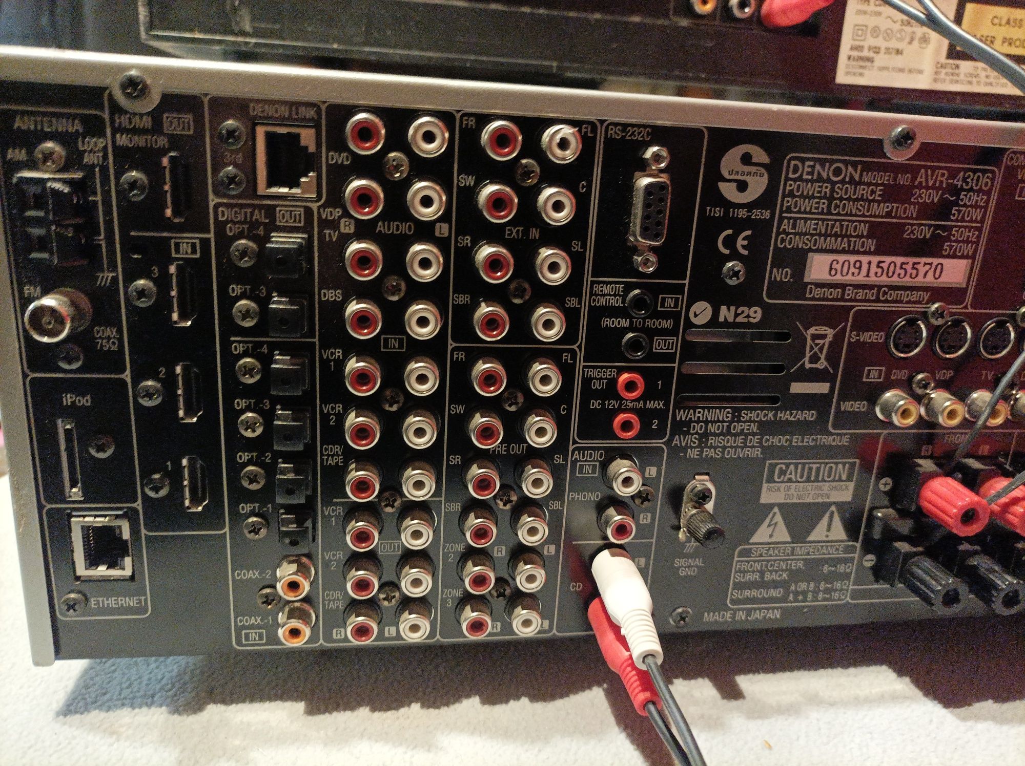 Potężny! Amplituner/kino Denon AVR-4306. Tanio!