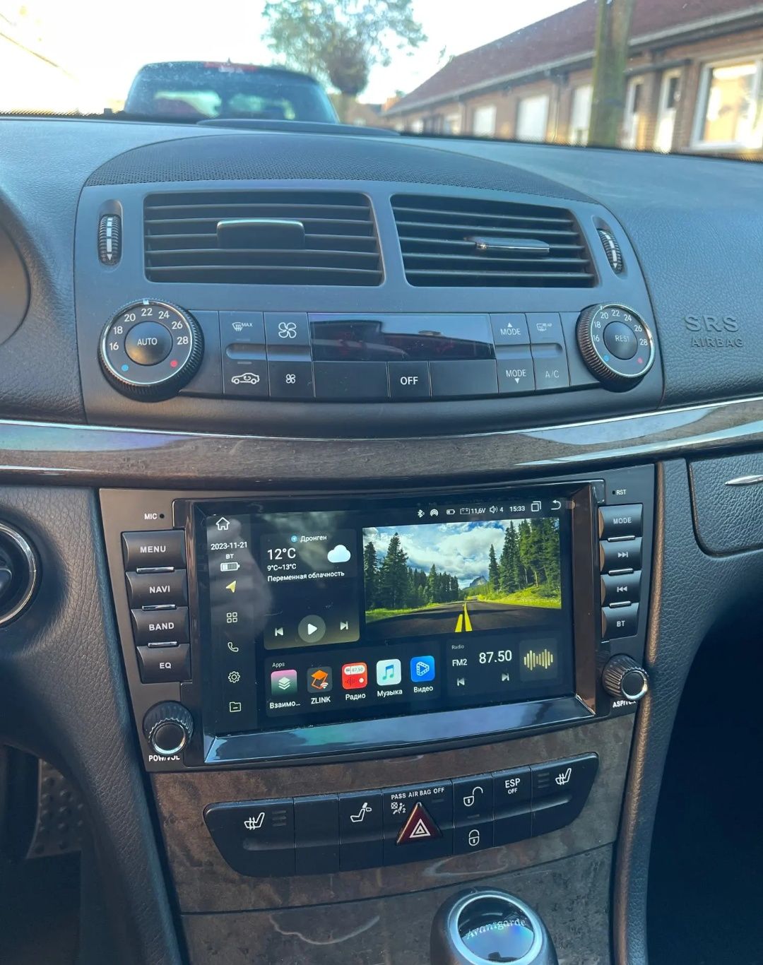 Rádio Android 13 com GPS Mercedes W211/CLS(Artigo Novo)