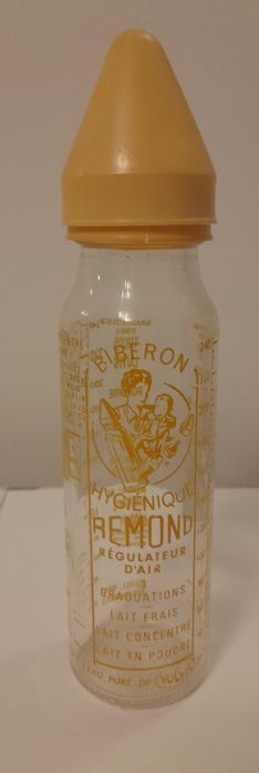 Biberon de vidro antigo