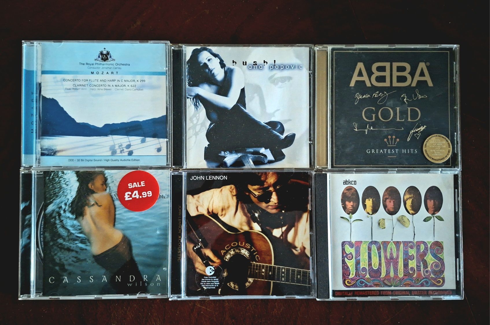 Vários CDs - ABBA, Rolling Stones, e outros