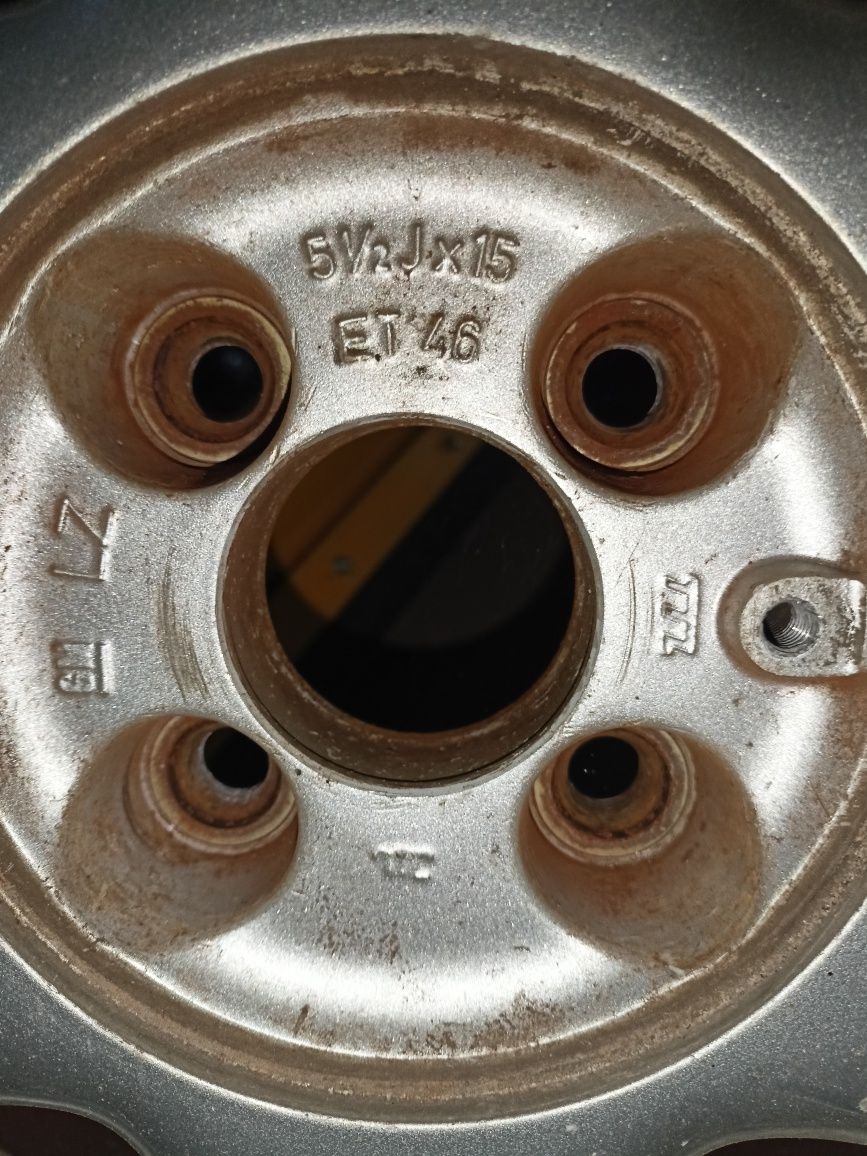 Felgi Aluminiowe Opel 4x100 R15
