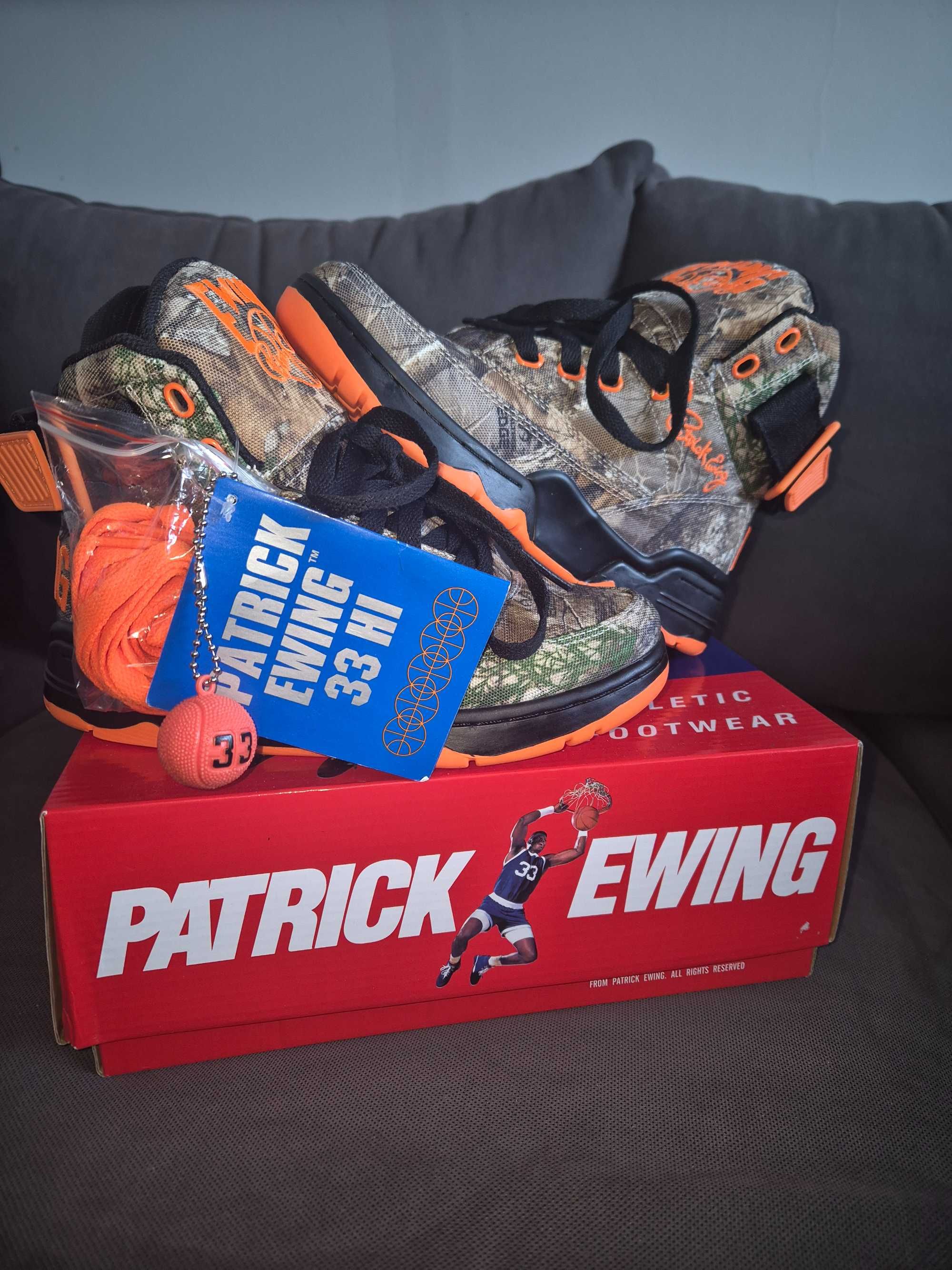 Sprzedam sneakersy wysokie Patrick Ewing 33