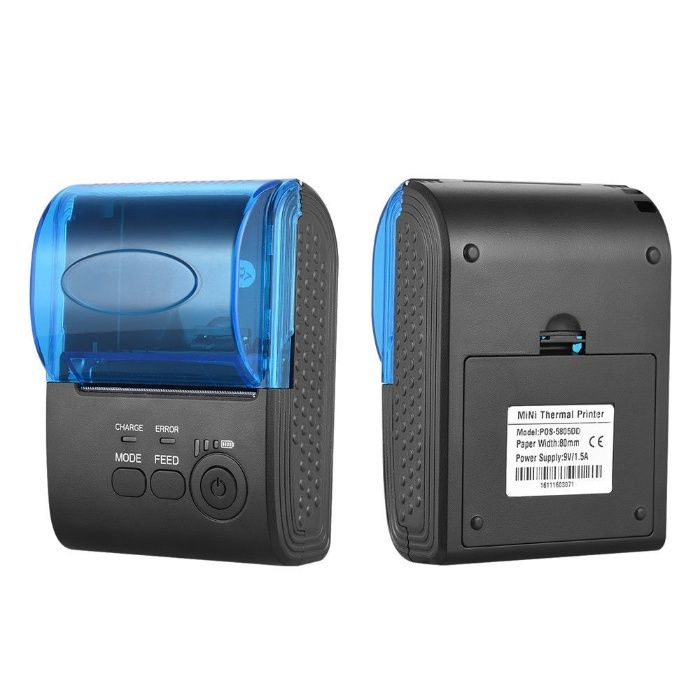 POS Mini Impressora Térmica Bluetooth para papel térmico de 58mm