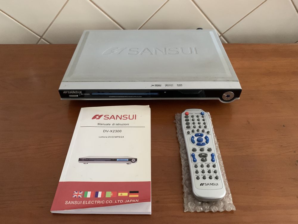 Leitor de dvd Sansui