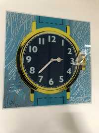 Zegar ścienny do pokoju dziecka kwadrat 43,5 cm Nextime