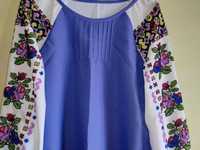 Багате плаття з барвистою вишивкою 50-52р.Вишита сукня в українському